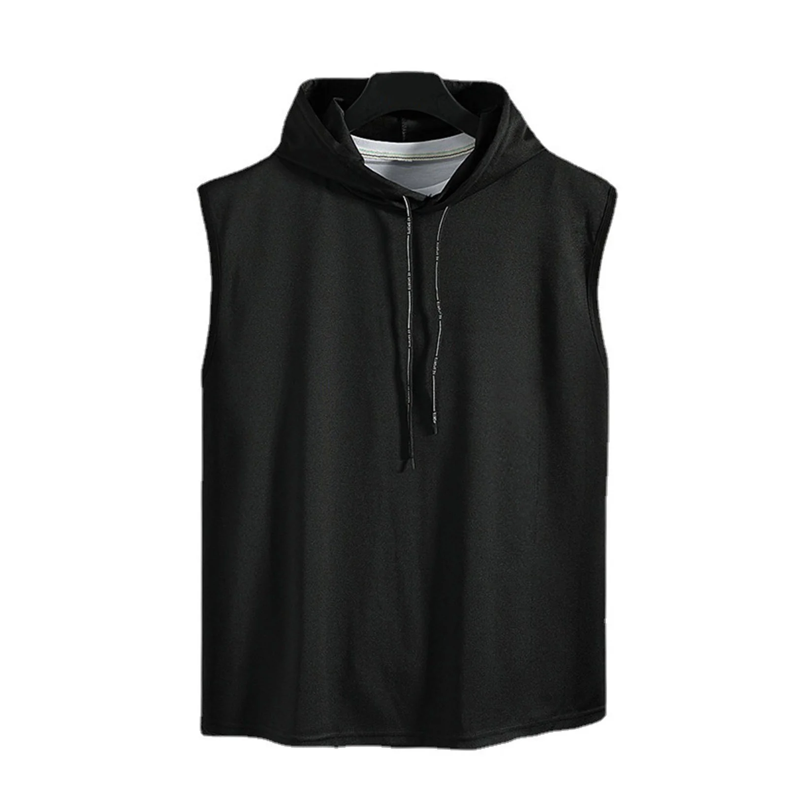 Mena Muscle Hoodie Vest Sleeveless