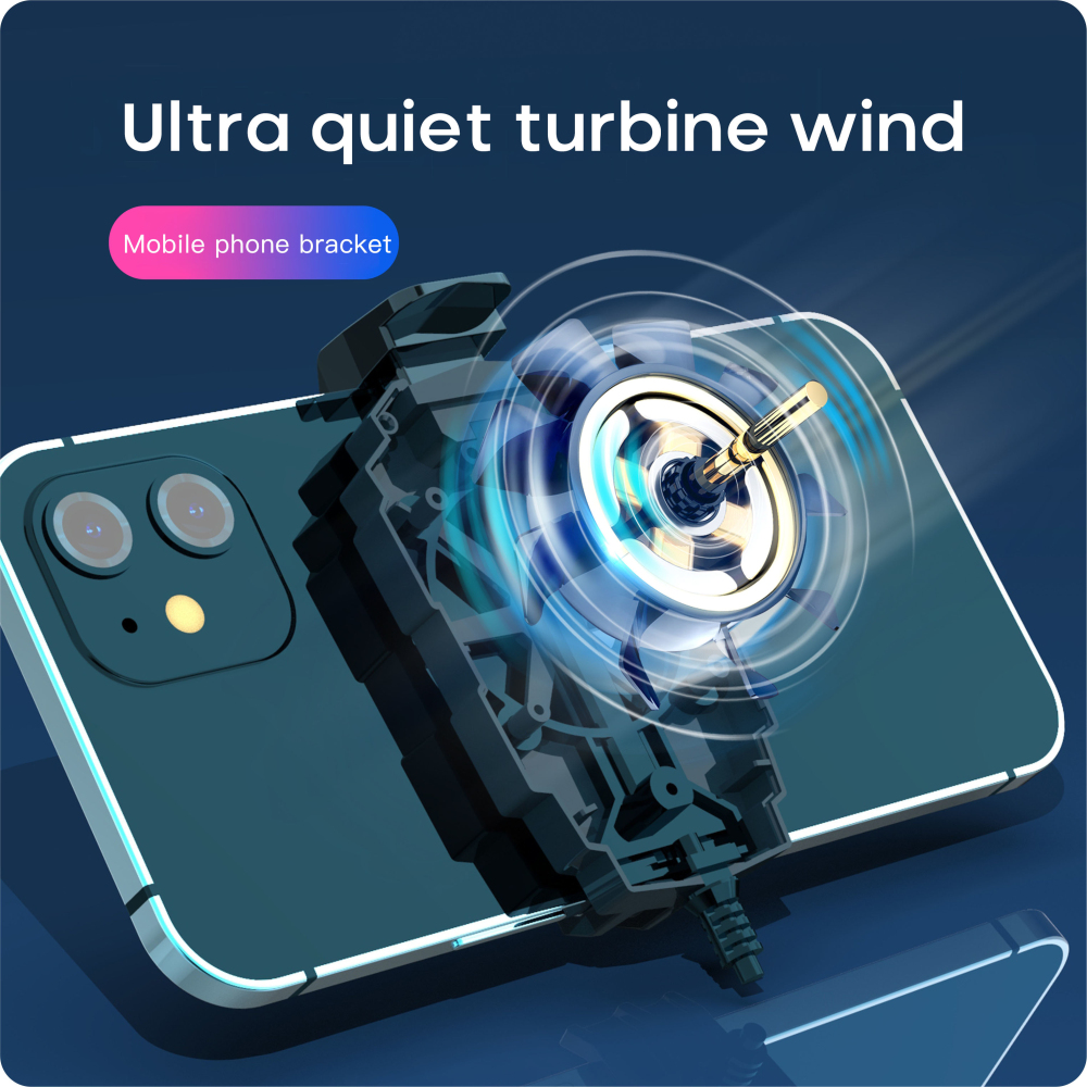 Universal Mobile Phone Game Cooler Fast Cooling Fan PUBG & FREEFIRE