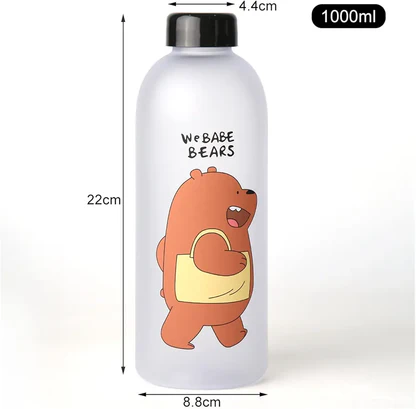 1000ml We Bare Bear Water Bottle Cup