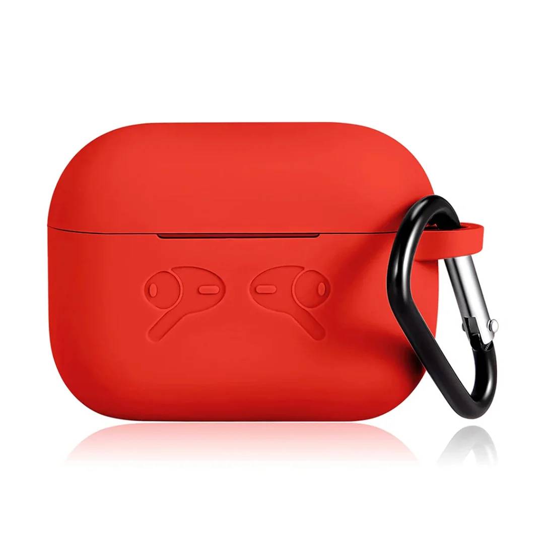 Red Airpods_pro protective Silicon case/cover